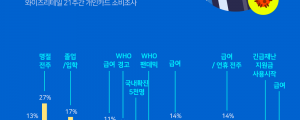 코로나19 전후 개인의 카드 소비 흐름